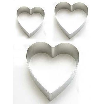 抜き型 カラーの花びら/ハート 3サイズ [267]　　シュガークラフト | 