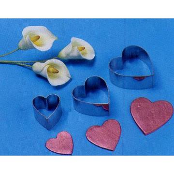抜き型 カラーの花びら/ハート 3サイズ [267]　　シュガークラフト |  | 01