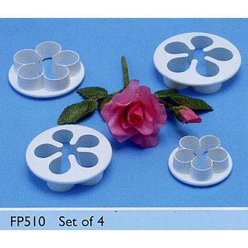 抜き型 5花弁 4サイズ [510]　　シュガークラフト |  | 01