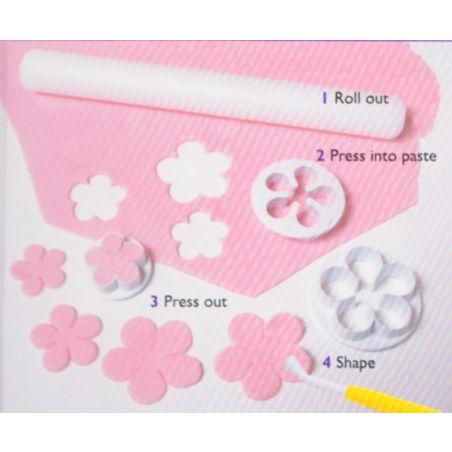 抜き型 5花弁 4サイズ [510]　　シュガークラフト |  | 02