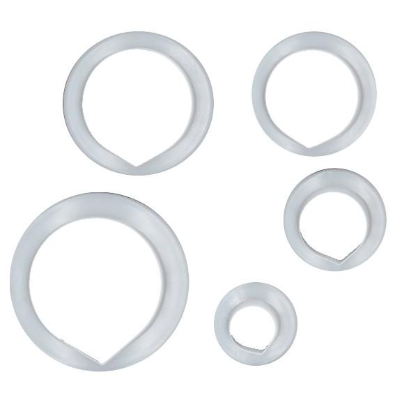 抜き型 バラの花びら 5サイズ [ROP]　　シュガークラフト クラフト用【送料別途】 | 