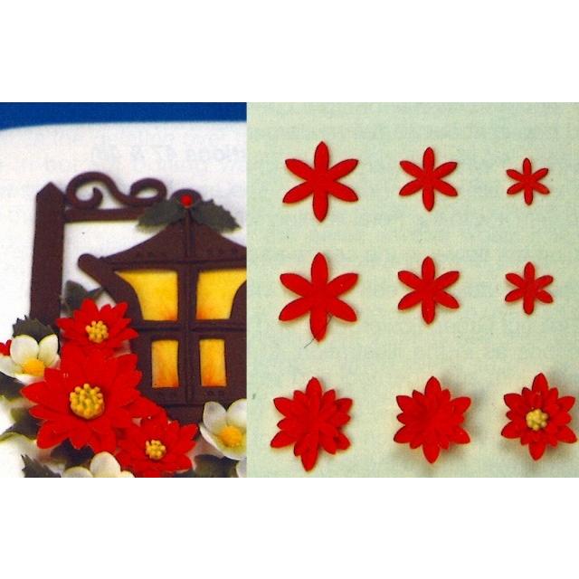 抜き型 6弁花びら・大 4サイズ [185/N1-4]　　シュガークラフト |  | 01