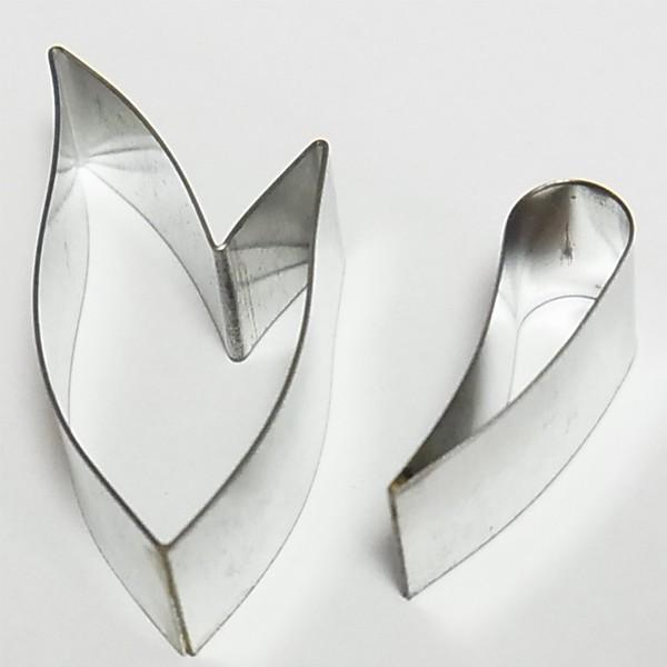 抜き型 ピオニー（ボタン/シャクヤク）の葉　小　2個セット　 [729-730] 【在庫限り】　　シュガークラフト | 