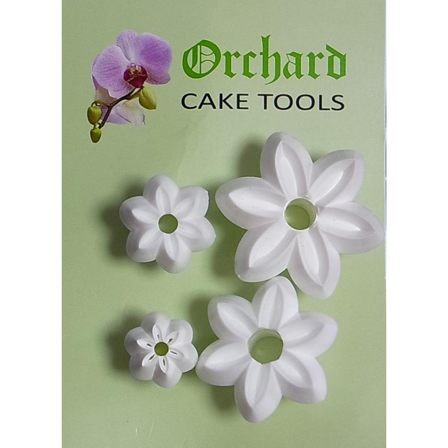 抜き型 6弁花びら  4サイズ　10mm/15mm/25mm/30mm [規格外/N4-8]　【在庫限り】 |  | 01