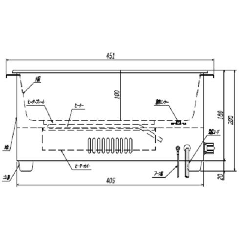 業務用　カップウォーマー　湯せん　NW-200　(株)アンナカ【引き取り限定】 カップウォーマー (湯せん式） NW-200（オールステンレス） : 玄助