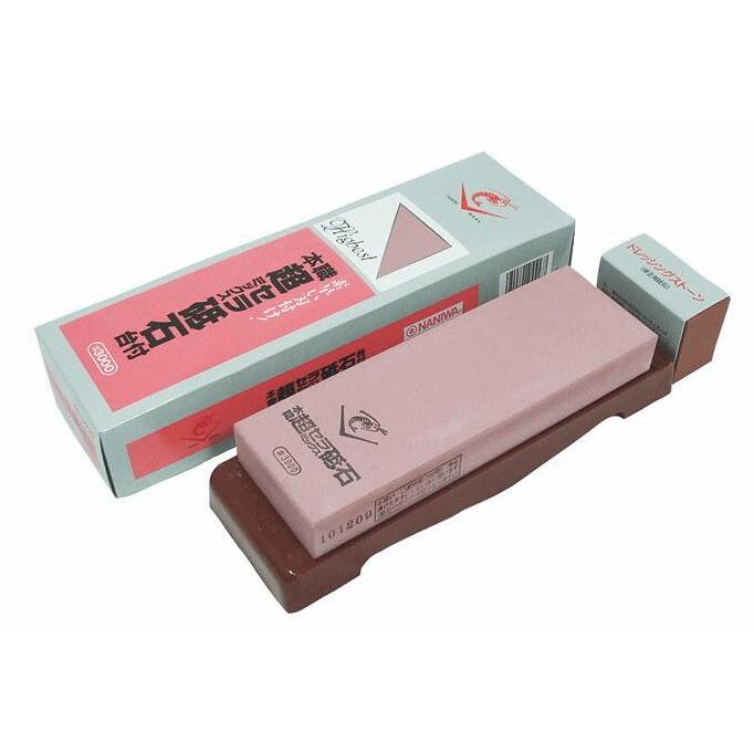 超セラミック砥石 台付（修正砥石付） ＃3000 仕上（ピンク） SS-3000