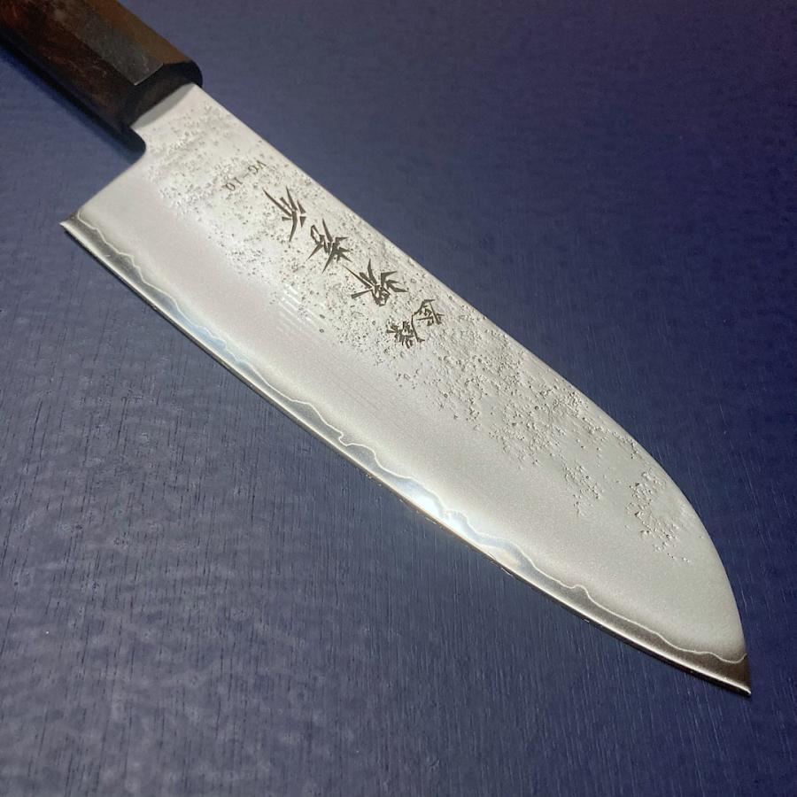 堺孝行 三徳 包丁 和三徳 170mm V金10号 梨地仕上げ 黒檀柄 日本製