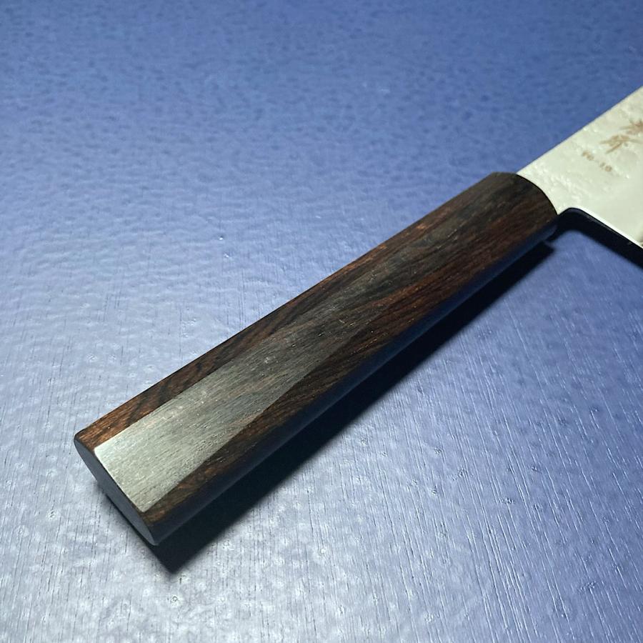 堺孝行 牛刀 包丁 和牛刀 210mm V金10号 梨地仕上げ 黒檀柄 日本製