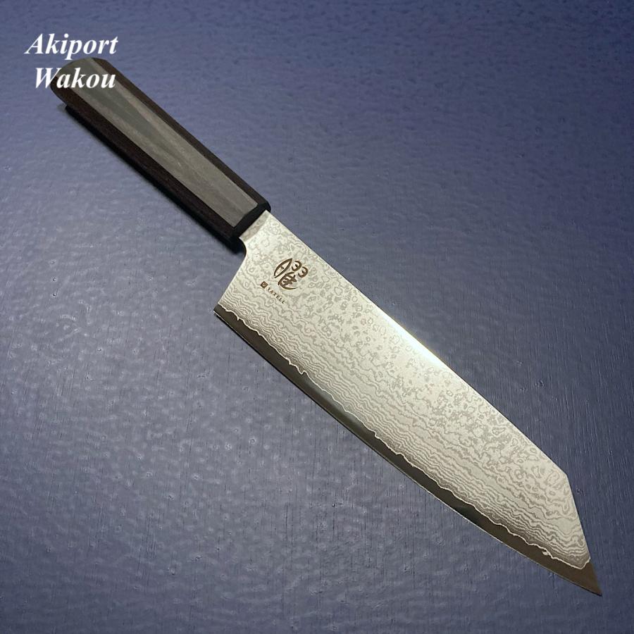 ヤクセル 曜 たくみ 三徳 万能包丁 切付型 VG10 V金10号 170mm 69層