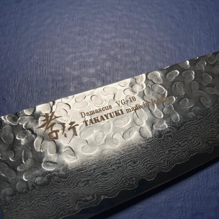 堺孝行 三徳 包丁 万能包丁 180mm 33層槌目ダマスカス ミルフィーユ