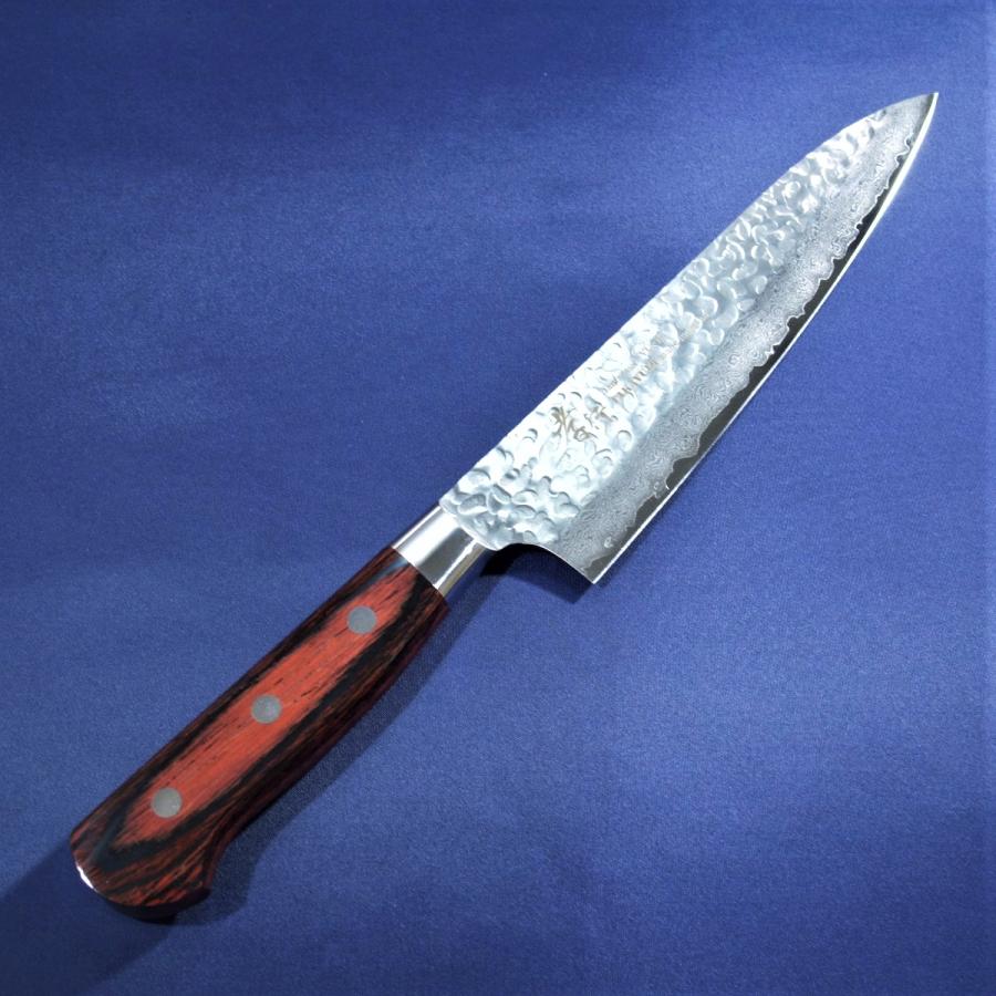 堺孝行 堺孝行 牛刀 包丁 180mm 33層槌目ダマスカス ミルフィーユ包丁  