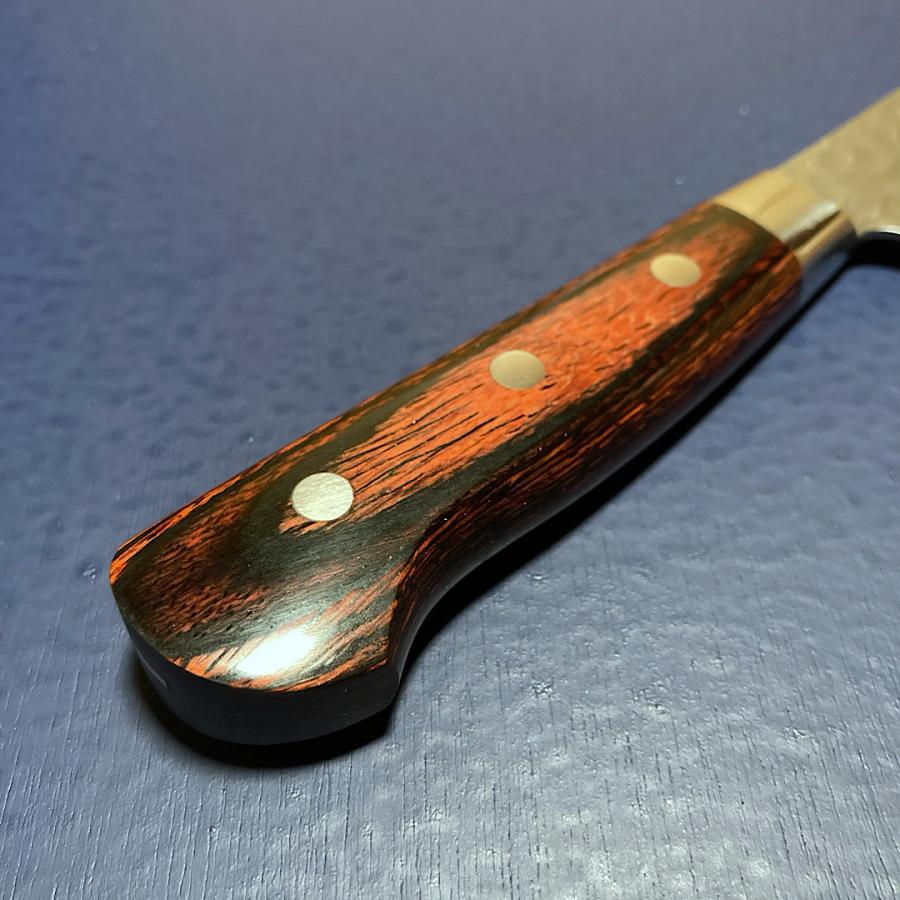 堺孝行 堺孝行 筋引 包丁 240mm 33層槌目ダマスカス 堺孝行 堺孝行 筋引 包丁 240mm 33層槌目ダマスカス