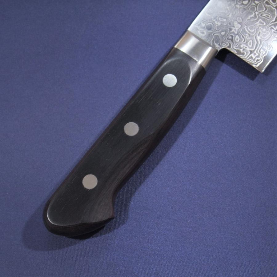 堺孝行 堺孝行 菜切 薄刃包丁 160mm 45層 ダマスカス ミラー 超硬