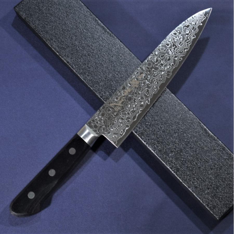 堺孝行 牛刀 包丁 180mm 45層 ダマスカス ミラー 超硬ステンレス
