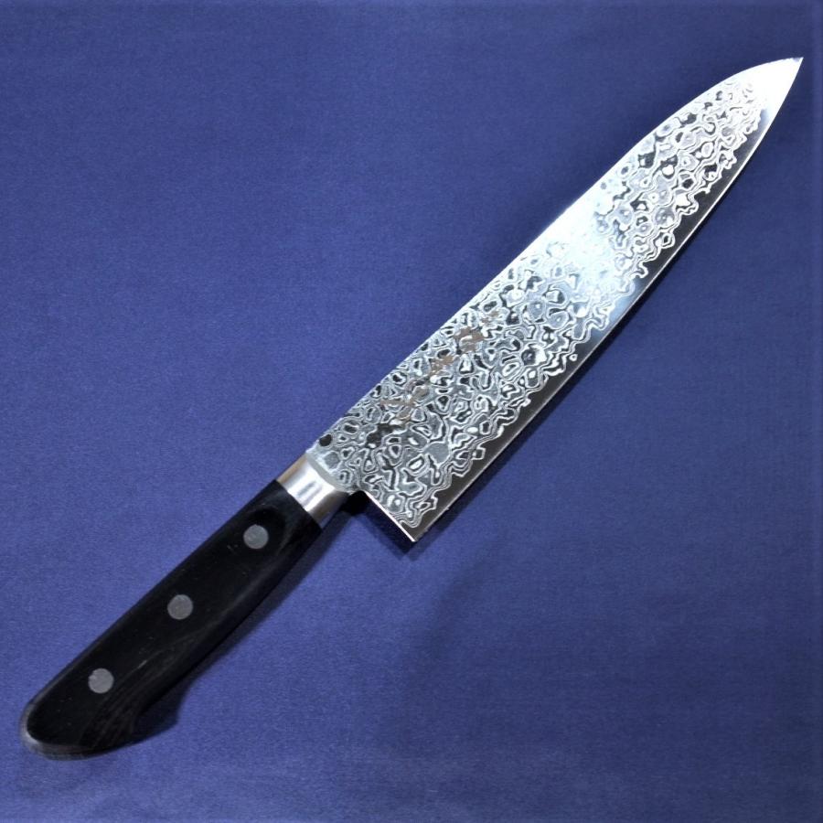 堺孝行 牛刀 包丁 210mm 45層 ダマスカス ミラー 超硬 