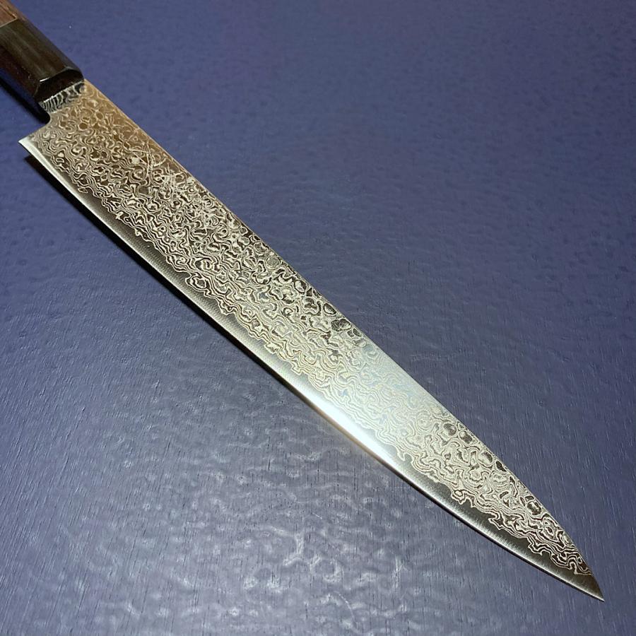 堺孝行 筋引 240mm ZA18鋼 69層ダマスカス 錆びにくい 包丁 日本製