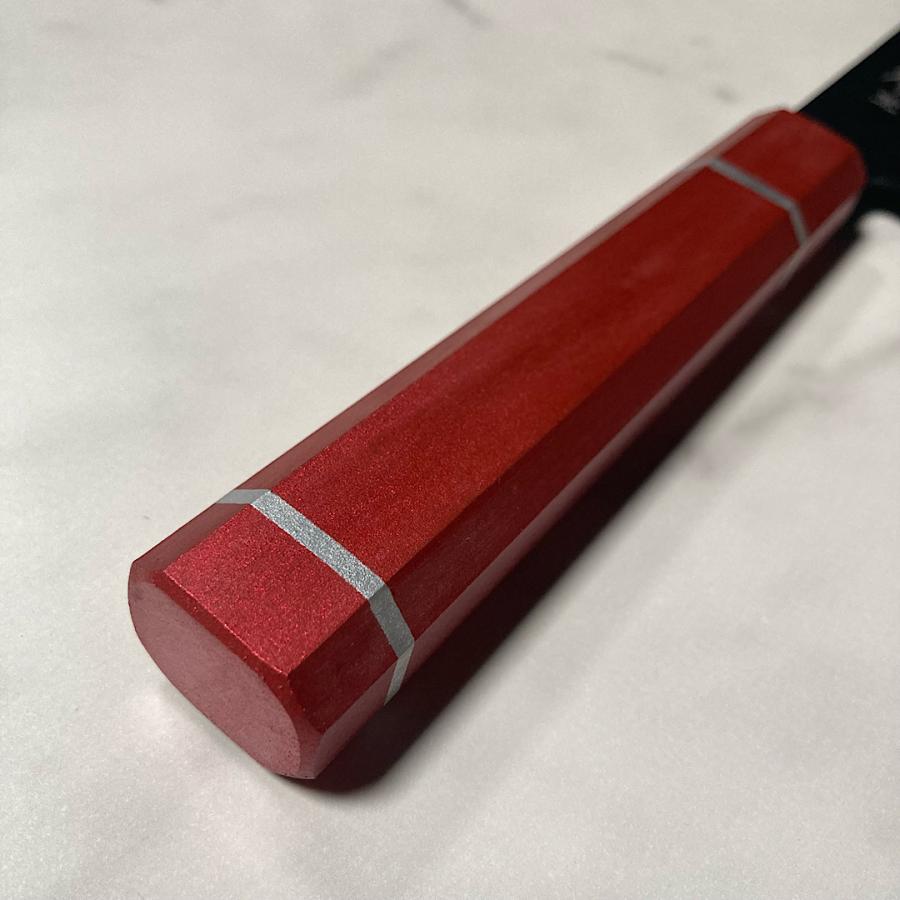 堺孝行 黒影 牛刀 包丁 和牛刀 210mm 皇赤柄 樫漆柄 VG10 V金10号