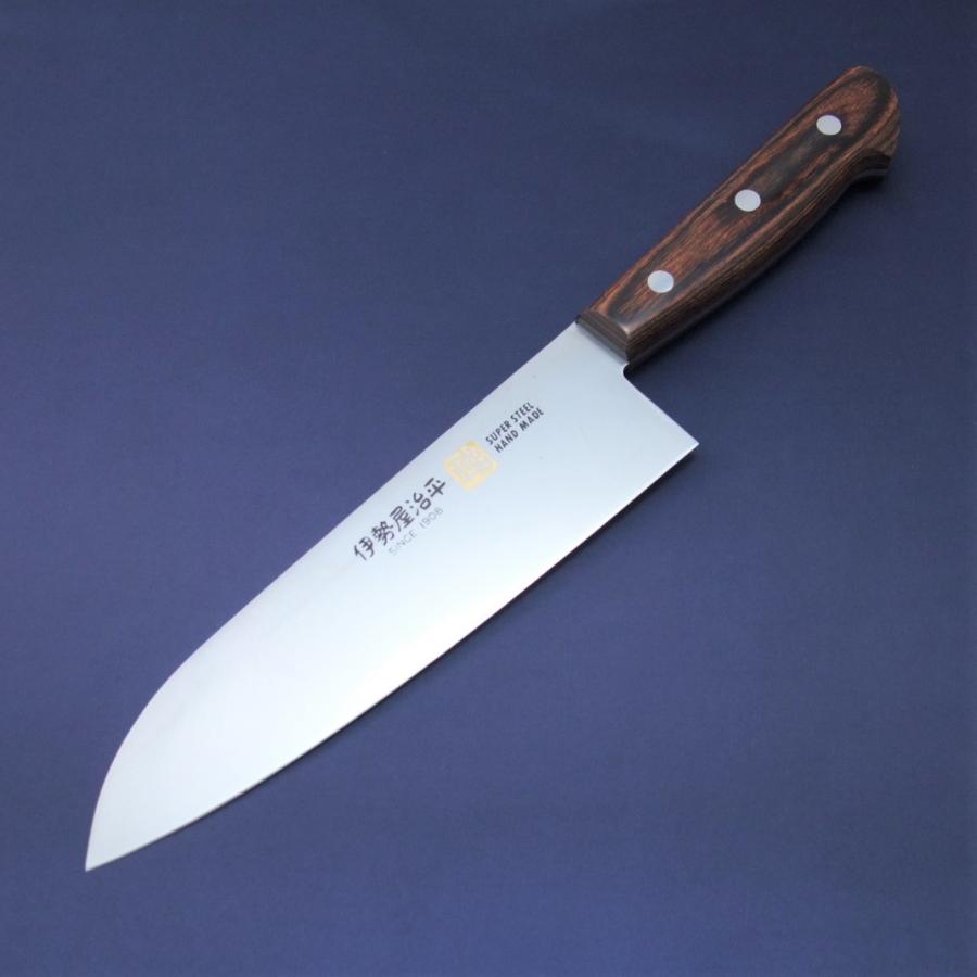 包丁 三徳 万能包丁 伊勢屋 E-5 180mm モリブデン鋼 マホガニー