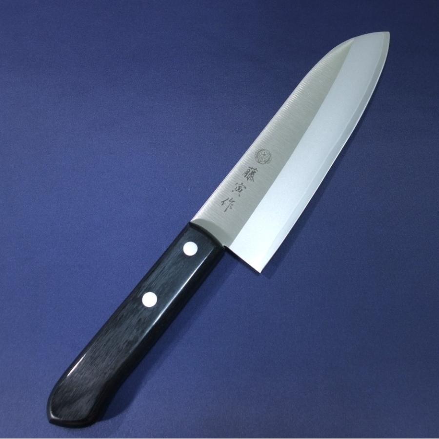 藤次郎 藤寅作 三徳 包丁 170mm A-1 DPコバルト合金鋼割込 業務用の