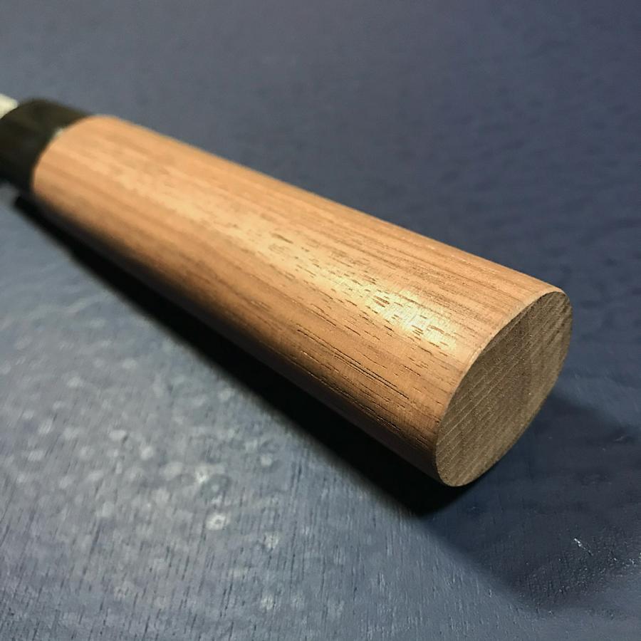 和包丁 文化包丁 切付 青ニ鋼 青紙二号 ダマスカス 磨き仕上げ 165mm