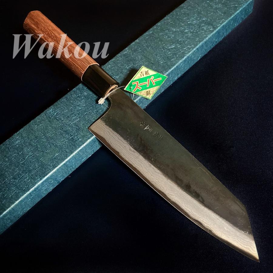 司作 忠義鍛造 文化包丁 165mm 16.5cm 青紙スーパー ダマスカス 司作 忠義鍛造 文化包丁 165mm 16.5cm 青紙スーパー ダマスカス
