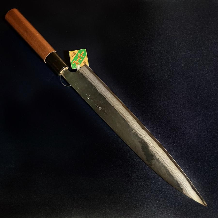 司作 忠義鍛造 柳刃 刺身包丁 210mm 21cm 両刃 青紙スーパー 司作 忠義鍛造 柳刃 刺身包丁 210mm 21cm 両刃 青紙スーパー