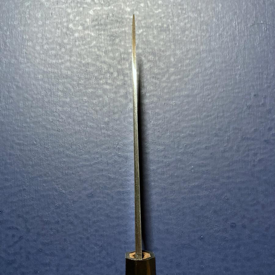 司作 忠義鍛造 舟行包丁 120mm 12cm 白紙一号 白一鋼 ダマスカス 本