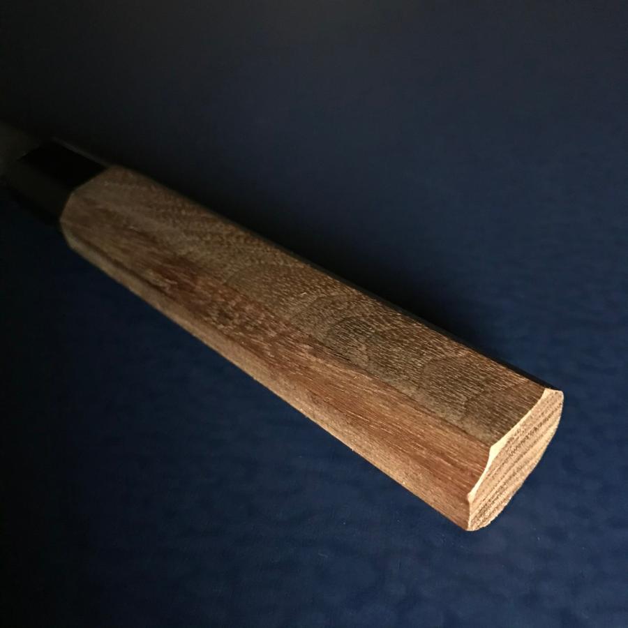 司作 忠義鍛造 牛刀 包丁 240mm 24cm 白紙一号 白一鋼 ダマスカス 両刃