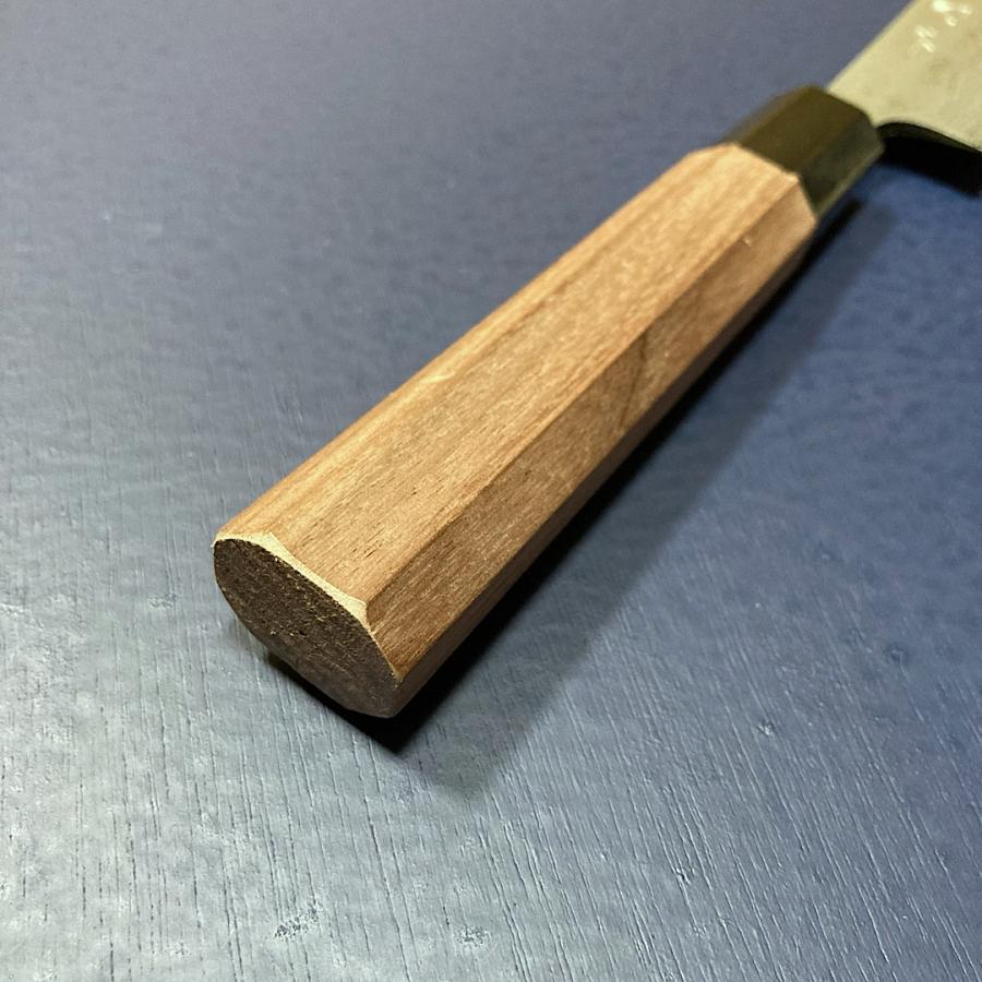 司作 忠義鍛造 柳刃 刺身包丁 210mm 21cm 白紙一号 白一鋼 ダマスカス