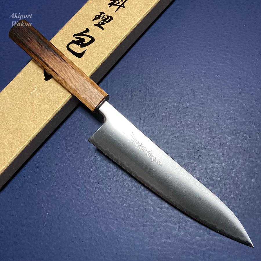 義弘作 包丁 牛刀 和包丁 180mm 青紙スーパー 焼樫柄 山脇刃物 義弘作 包丁 牛刀 和包丁 180mm 青紙スーパー 焼樫柄 山脇刃物