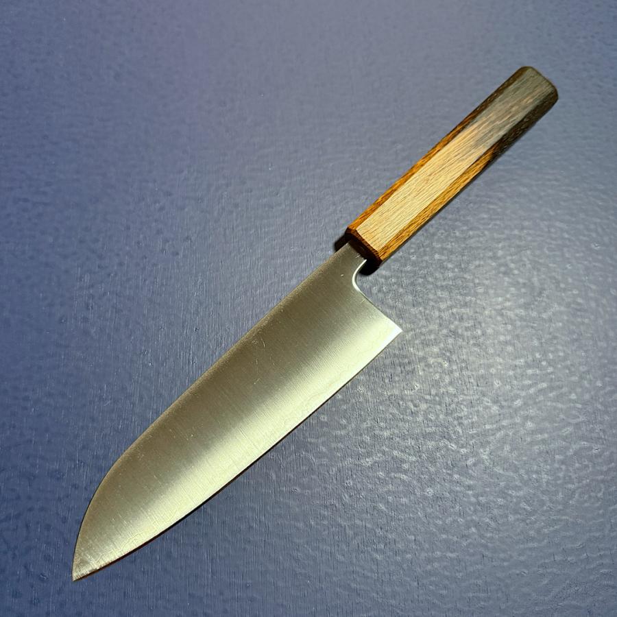 義弘作 三徳 万能包丁 和包丁 和三徳 170mm 青紙スーパー 焼樫柄 山脇