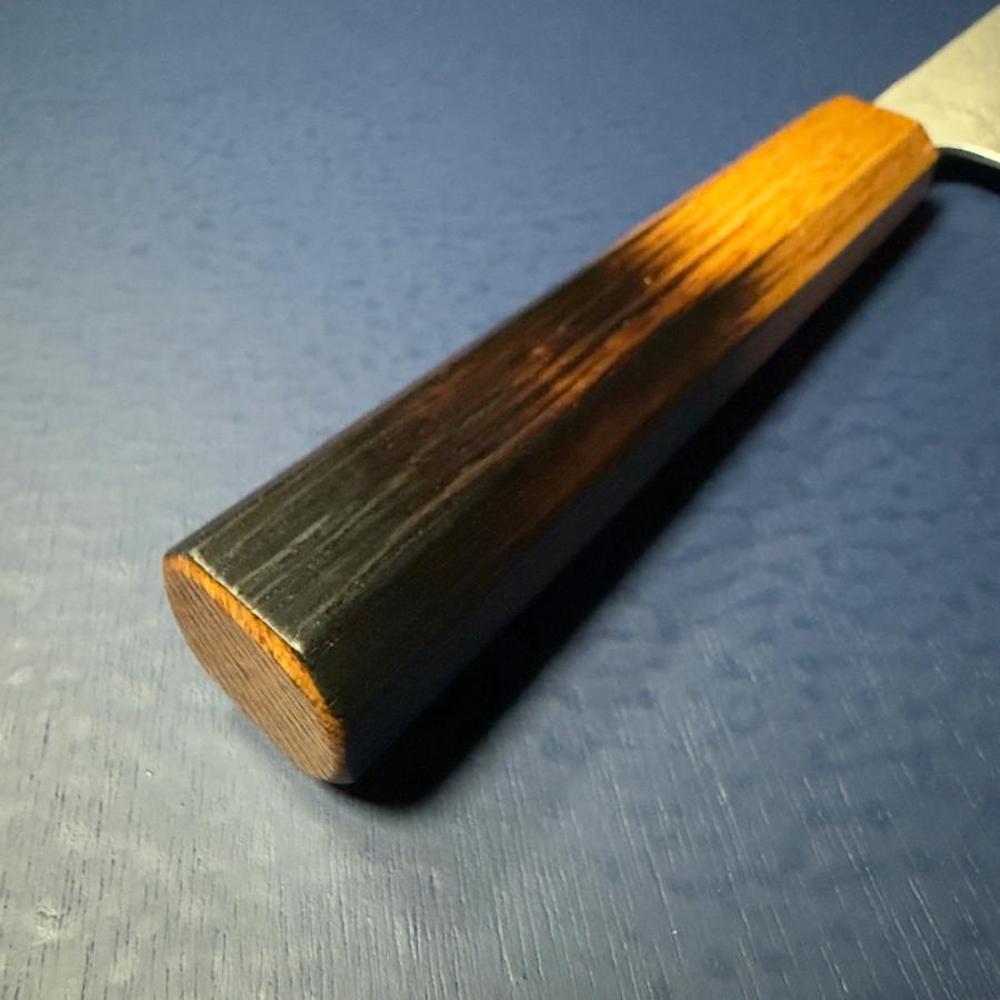 包丁 和牛刀 切付牛刀 210mm 7寸 義弘作 銀三鋼 銀紙三号 梨地仕上げ