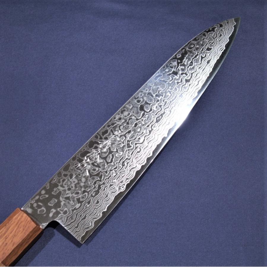 包丁 牛刀 和牛刀 210mm 7寸 義弘作 ZA18鋼 69層ダマスカス 樫 包丁 牛刀 和牛刀 210mm 7寸 義弘作 ZA18鋼 69層ダマスカス 樫