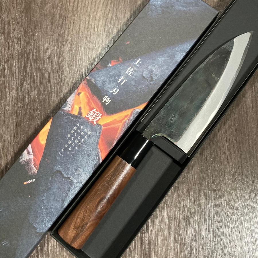 ZAKURI 出刃包丁 150mm 15cm 青紙一号 青一鋼 両刃 黒打仕上げ ZAKURI 出刃包丁 150mm 15cm 青紙一号 青一鋼 両刃 黒打仕上げ