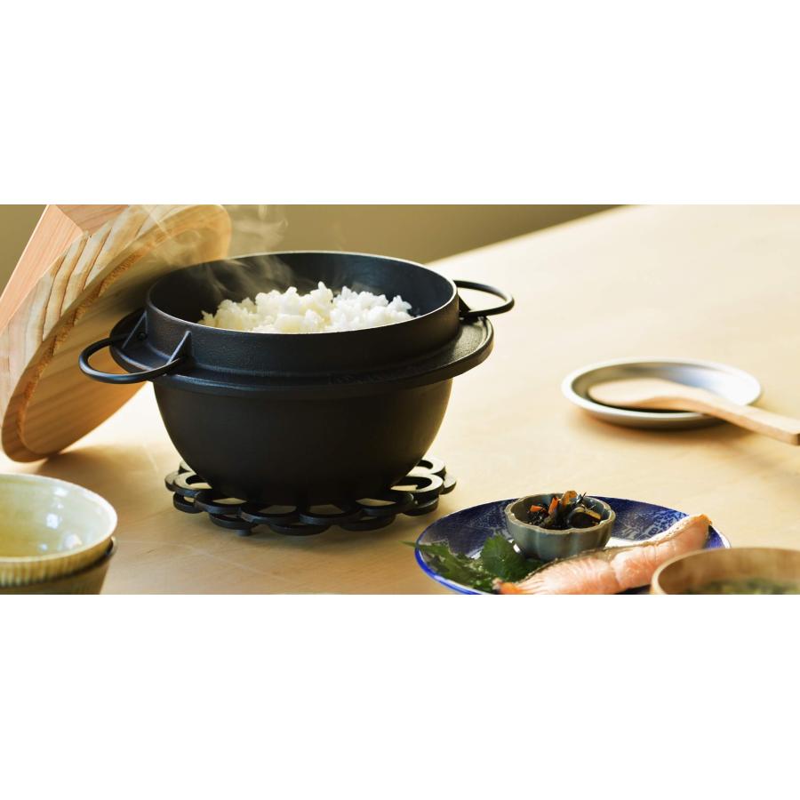 岩鋳　ごはん鍋　3合炊　南部鉄器　南部ごはん釜 | 岩鋳 | 06