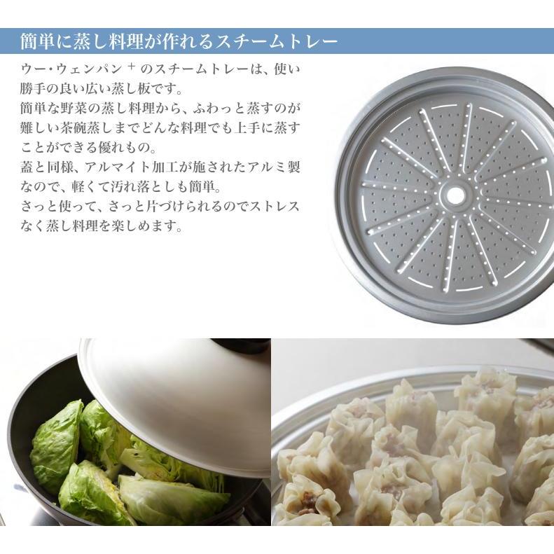 購入特典付 ウー・ウェンパン＋ 28cm ガス火用　本体・蓋・スチームトレー3点セット |  | 07