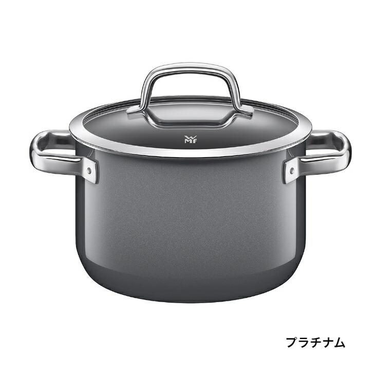 [選べる２大購入特典付] フュージョンテック ミネラル鍋 ハイキャセロール20cm レシピブック付 WMF ヴェーエムエフ | WMF | 02