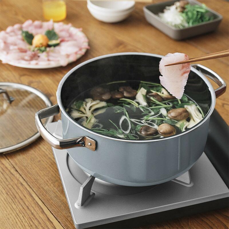 [選べる２大購入特典付] フュージョンテック ミネラル鍋 ローキャセロール24cm レシピブック付 WMF ヴェーエムエフ | WMF | 07