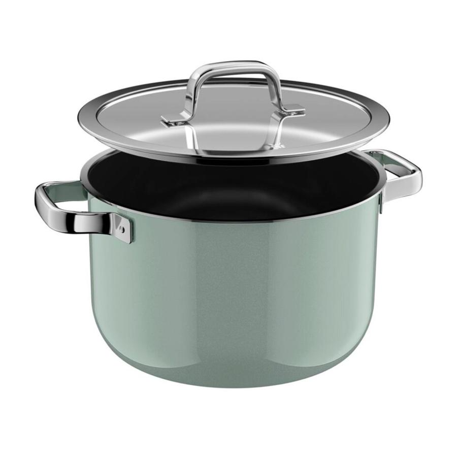 【選べる2大購入特典付】 WMF フュージョンテック ミネラルプロ ハイキャセロール24cm レシピブック付 ヴェーエムエフ 《メーカー10年保証》 結婚祝い ホーロー |  | 08