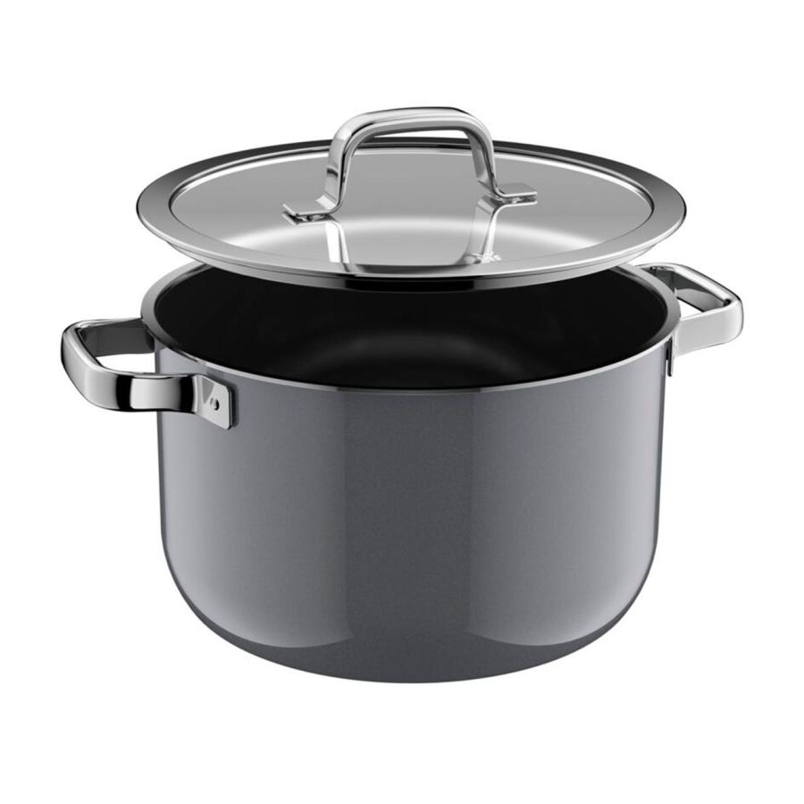 【選べる2大購入特典付】 WMF フュージョンテック ミネラルプロ ハイキャセロール24cm レシピブック付 ヴェーエムエフ 《メーカー10年保証》 結婚祝い ホーロー |  | 02