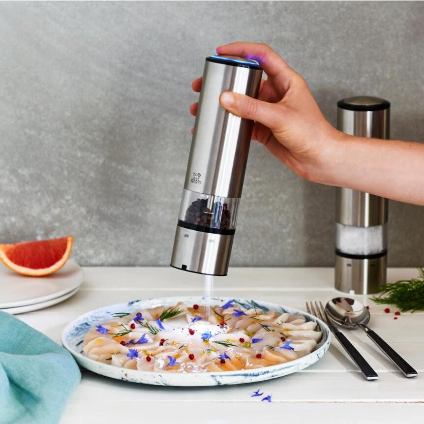 [ＮＥＷロゴデザイン]プジョー エリスセンス 電動ミル 2本セット PEUGEOT ELIS SENSE ペッパーミル/ソルトミル |  | 02