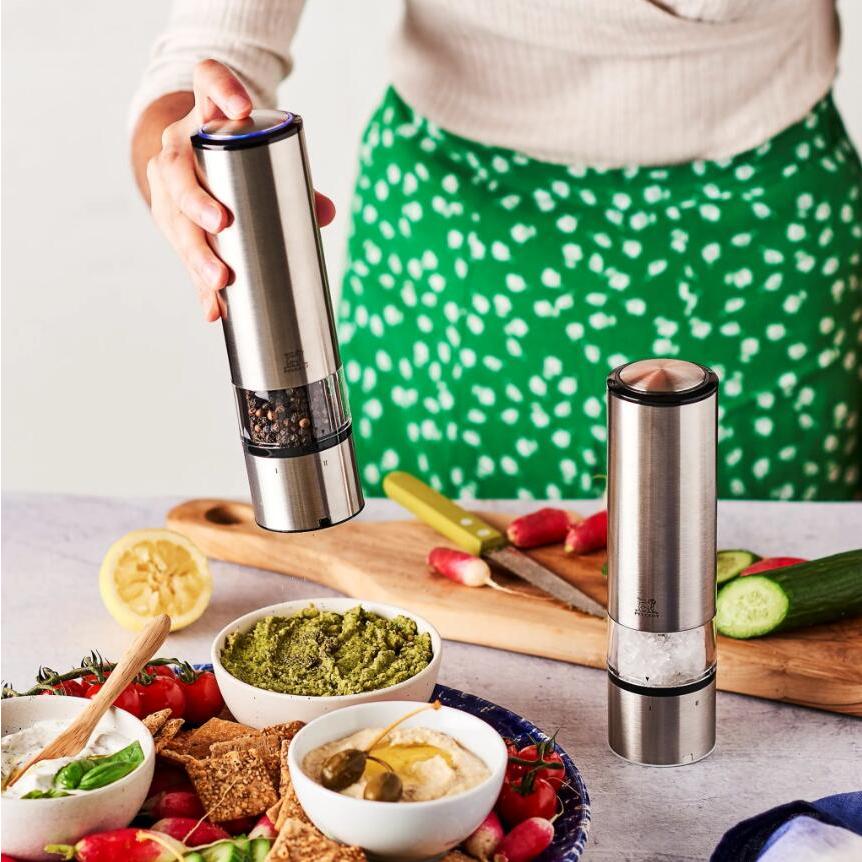 [ＮＥＷロゴデザイン]プジョー エリスセンス 電動ミル 2本セット PEUGEOT ELIS SENSE ペッパーミル/ソルトミル |  | 04