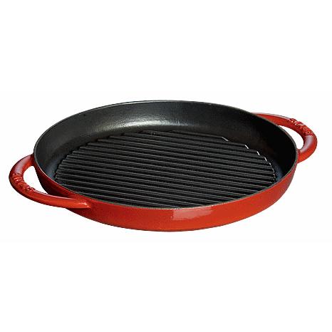 生涯保証 ストウブ Staub グリルパン 26cm ピュアグリル チェリー《シリアルナンバー付保証書付》《ラッピング無料