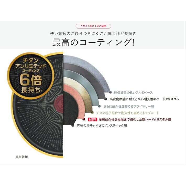 ＩＨルージュ アンリミテッド フライパン26cm　T-fal　ティファール G26205 | T-fal | 03