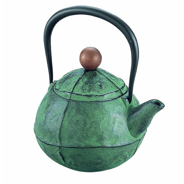 鉄瓶 くる・む　グリーン 　南部鉄瓶　IKENAGA/池永鉄工　南部鉄器 |  | 01
