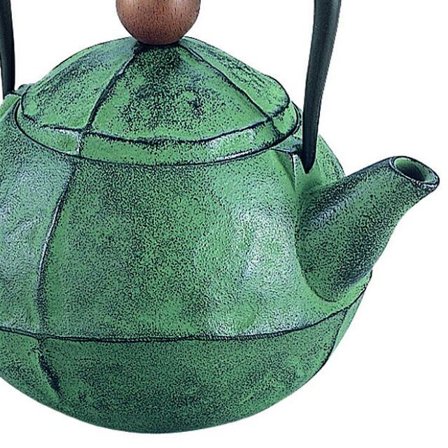 鉄瓶 くる・む　グリーン 　南部鉄瓶　IKENAGA/池永鉄工　南部鉄器 |  | 02