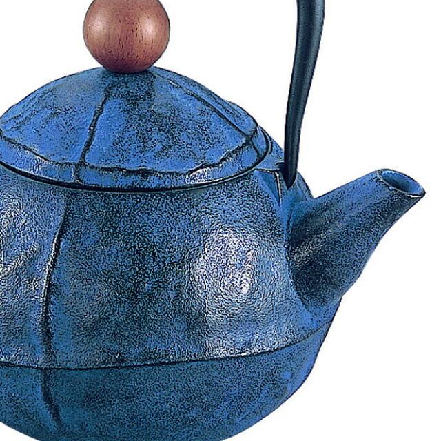 鉄瓶 くる・む　ブルー 　南部鉄瓶　IKENAGA/池永鉄工　南部鉄器 |  | 02