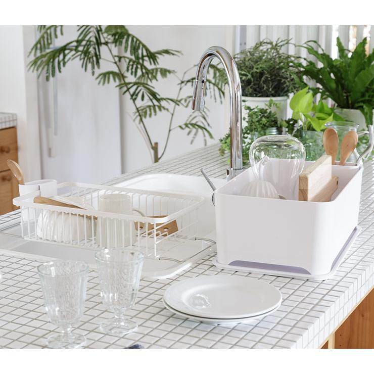 YOHAKU コンパクトにまとまる水切り ピュアホワイト mg-0308 余白 和平フレイズ | YOHAKU