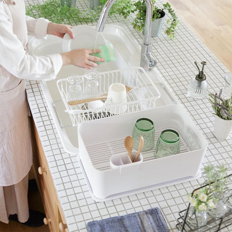 YOHAKU コンパクトにまとまる水切り ピュアホワイト mg-0308 余白 和平フレイズ | YOHAKU | 10