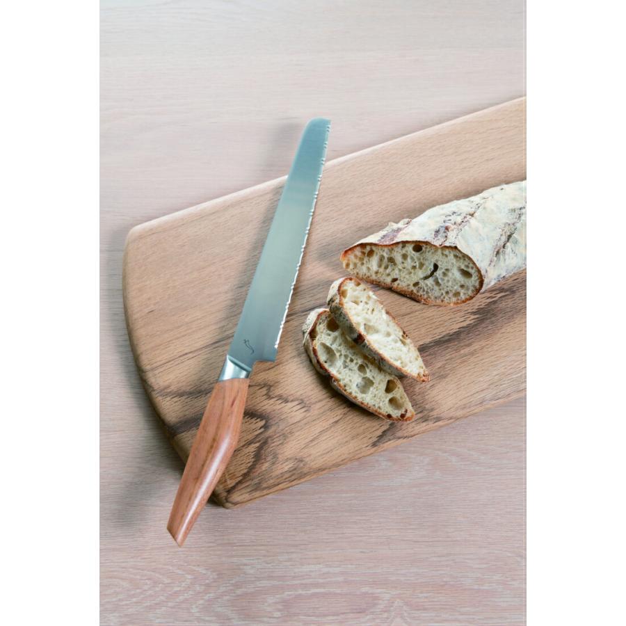 kasane パン切り包丁 21cm　かさね　ブレッドナイフ　天然木　ヤマザクラハンドル　/　贈り物 | kasane | 03